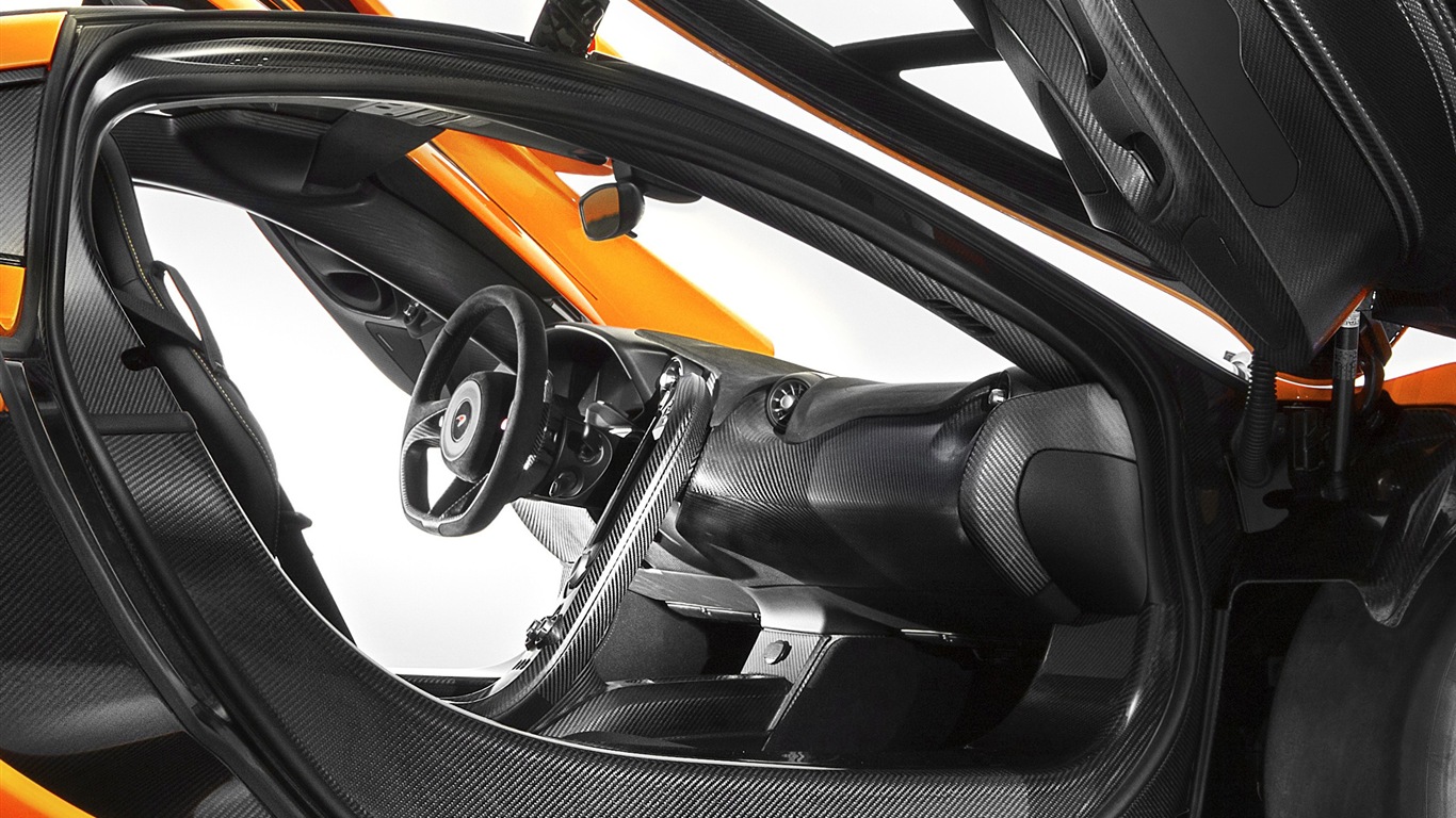 2013 McLaren P1 суперкар HD обои #15 - 1366x768