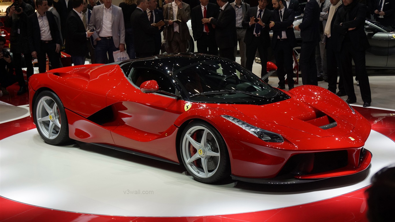 2013 Ferrari supercar rojo LaFerrari HD fondos de pantalla #13 - 1366x768