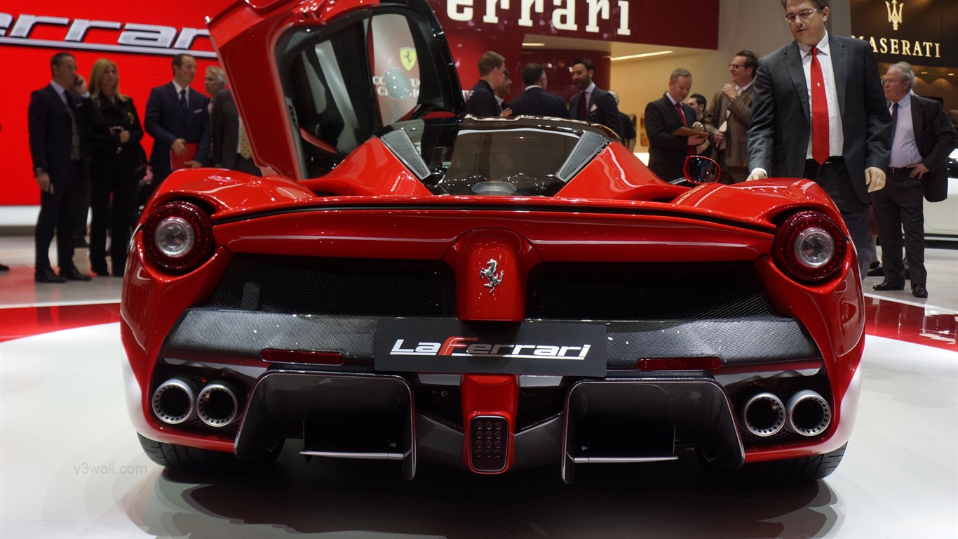 2013 Ferrari supercar rojo LaFerrari HD fondos de pantalla #16 - 1366x768