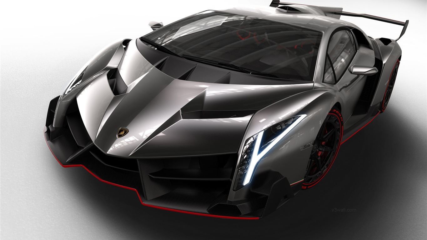 2013 Lamborghini Veneno luxe supercar HD fonds d'écran #1 - 1366x768