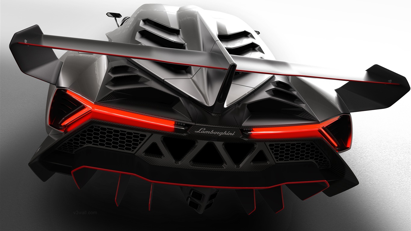 2013 Lamborghini Veneno Luxus-Supersportwagen HD Wallpaper #5 - 1366x768
