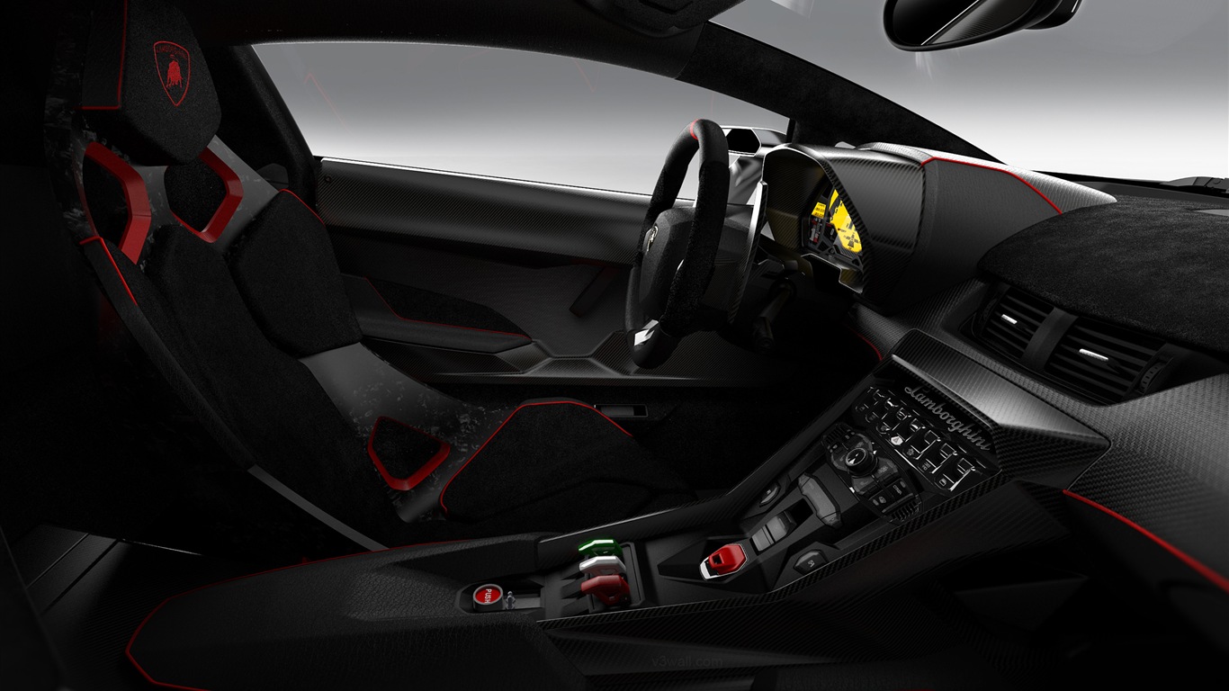 2013 Lamborghini Veneno luxe supercar HD fonds d'écran #10 - 1366x768