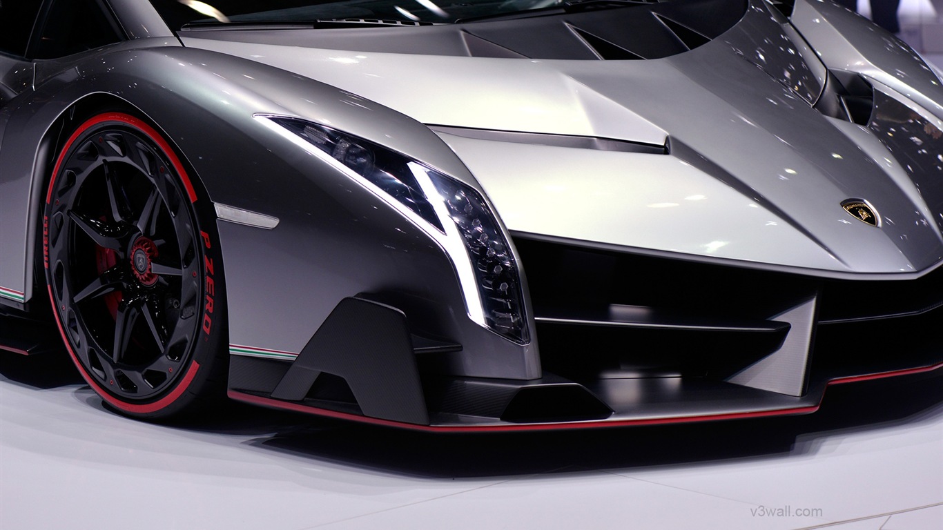 2013 Lamborghini Veneno luxe supercar HD fonds d'écran #20 - 1366x768