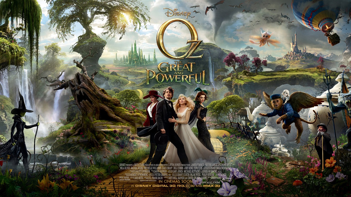 Oz The Great and Powerful 绿野仙踪 高清壁纸20 - 1366x768