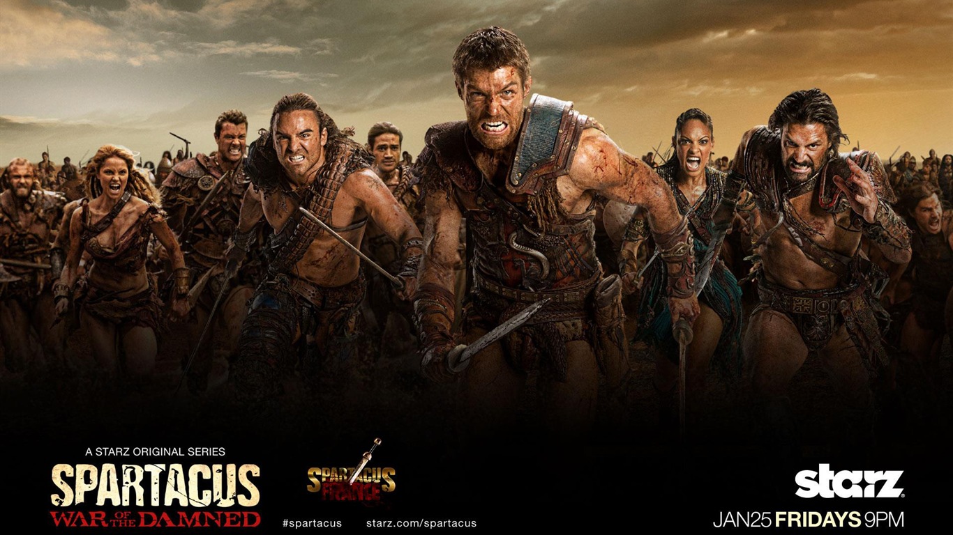 Spartacus: War of the Damned HD Wallpaper #1 - 1366x768