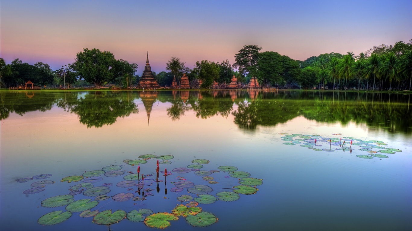 Windows 8 Theme Wallpaper: schöne Landschaft in Thailand #2 - 1366x768