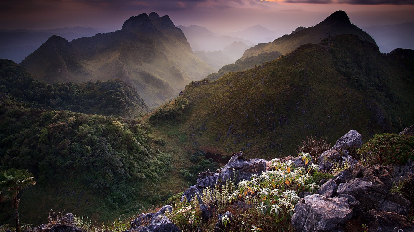 Windows 8 Theme Wallpaper: schöne Landschaft in Thailand #6 - 1366x768