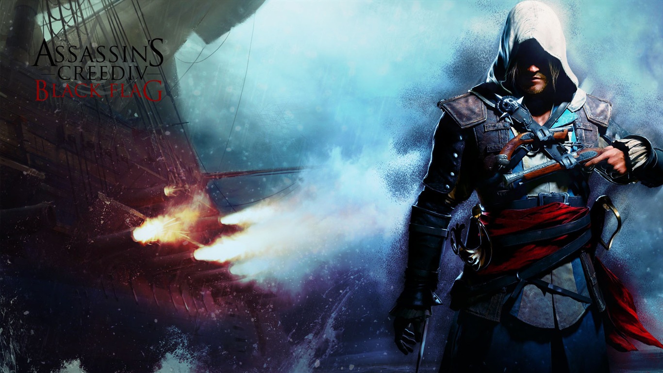 Creed IV Assassin: Black Flag HD wallpapers #2 - 1366x768