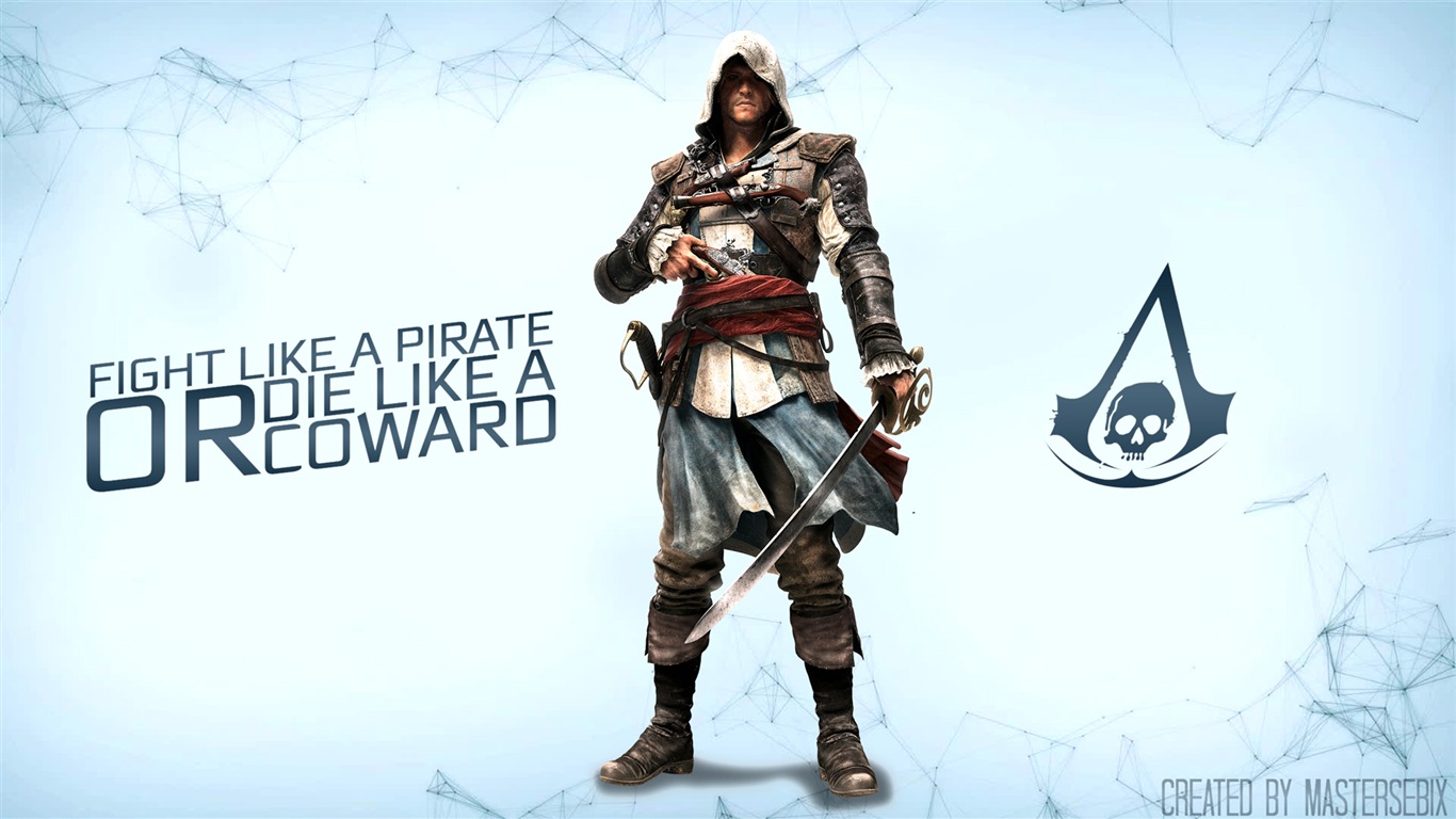 Creed IV Assassin: Black Flag HD wallpapers #3 - 1366x768