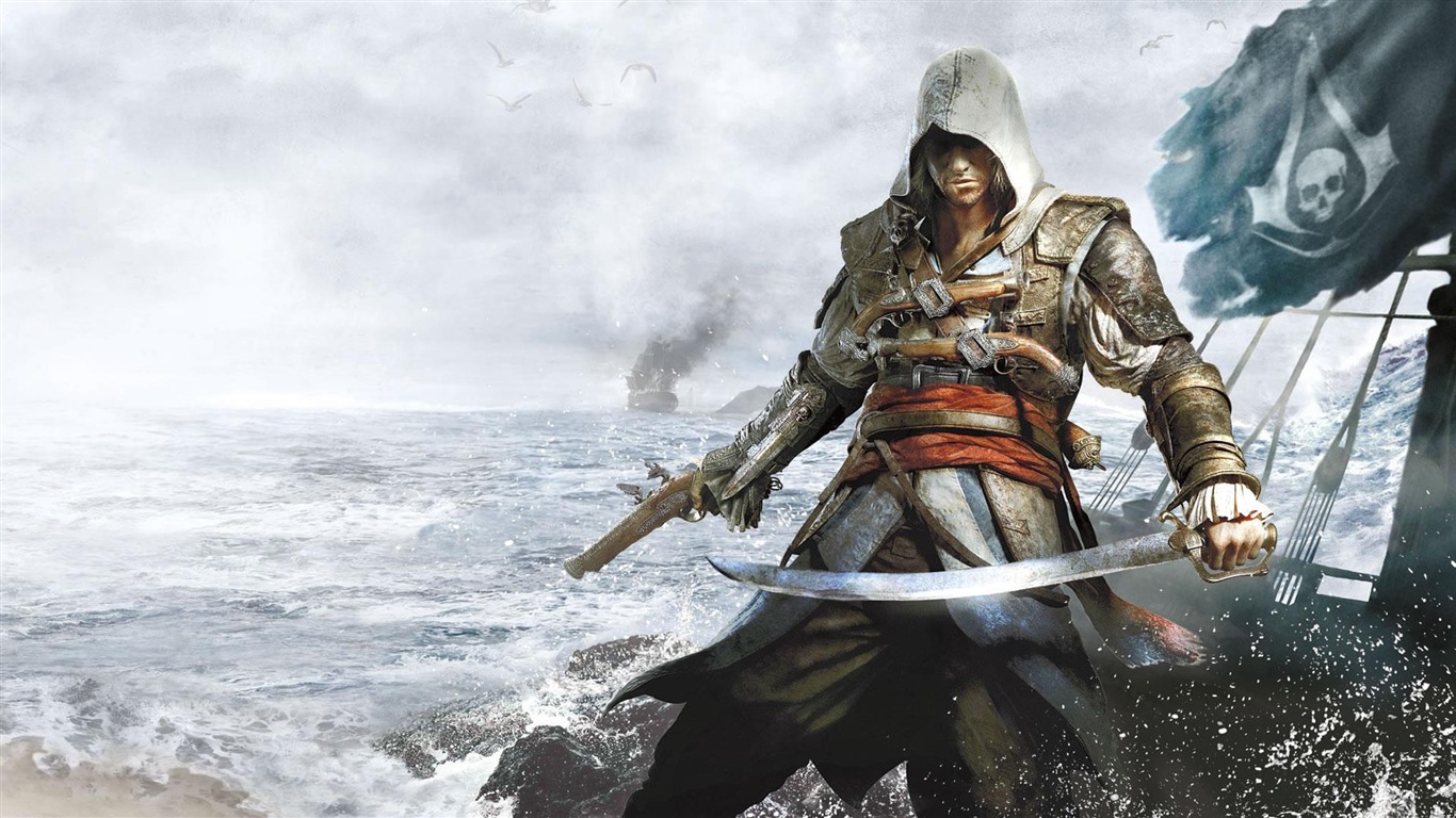 Creed IV Assassin: Black Flag HD wallpapers #7 - 1366x768