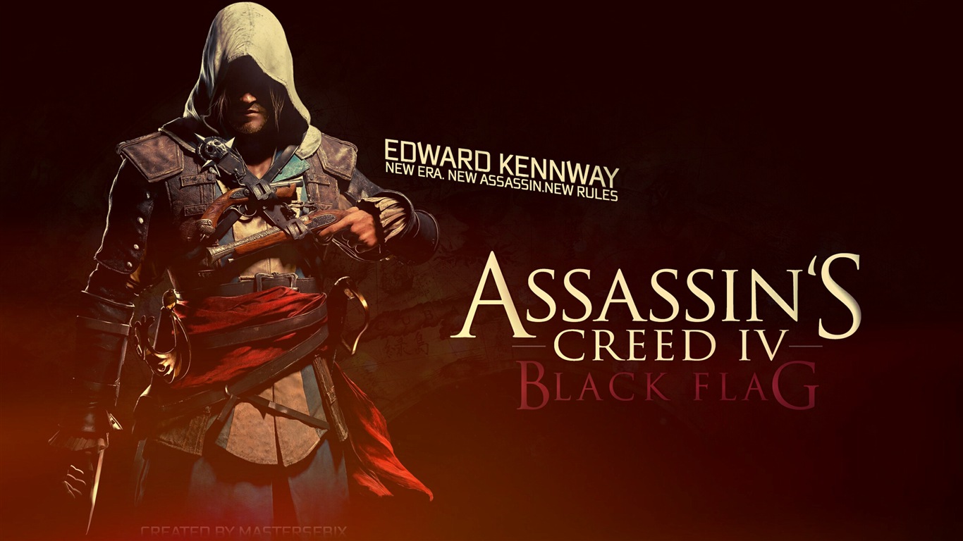 Creed IV Assassin: Black Flag HD wallpapers #17 - 1366x768