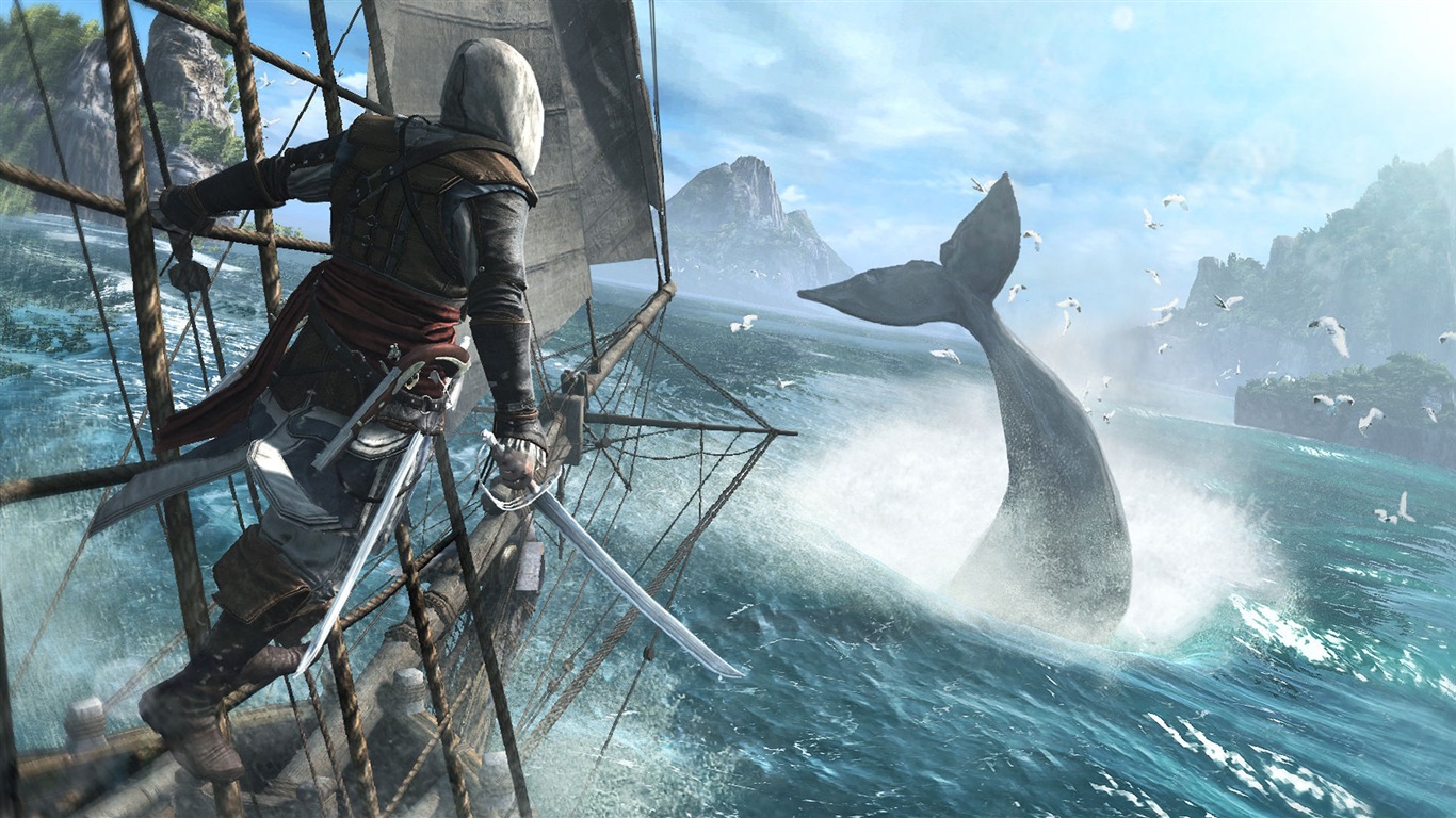 Creed IV Assassin: Black Flag HD wallpapers #20 - 1366x768