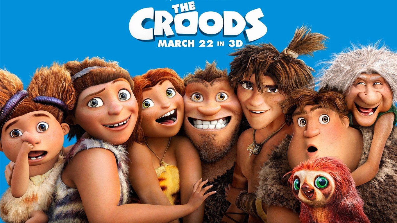 Croods обои HD фильм #3 - 1366x768