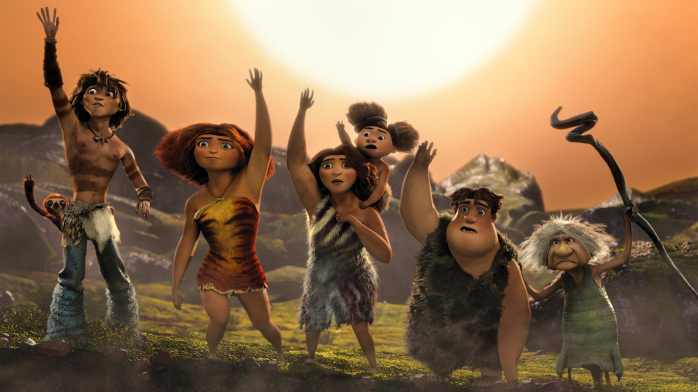 V Croods HD Movie Wallpapers #4 - 1366x768