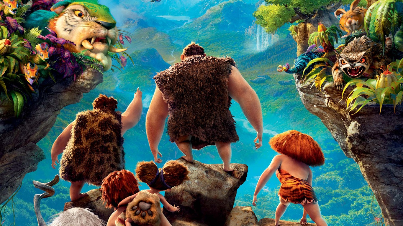 V Croods HD Movie Wallpapers #5 - 1366x768