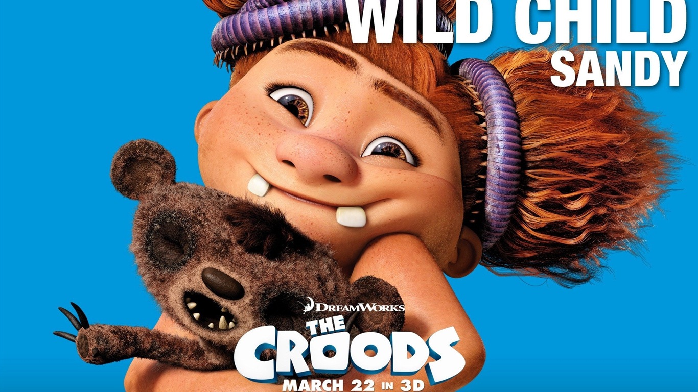 V Croods HD Movie Wallpapers #9 - 1366x768