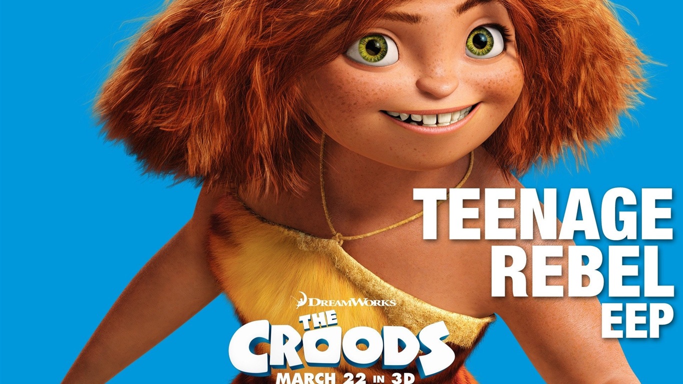 V Croods HD Movie Wallpapers #10 - 1366x768