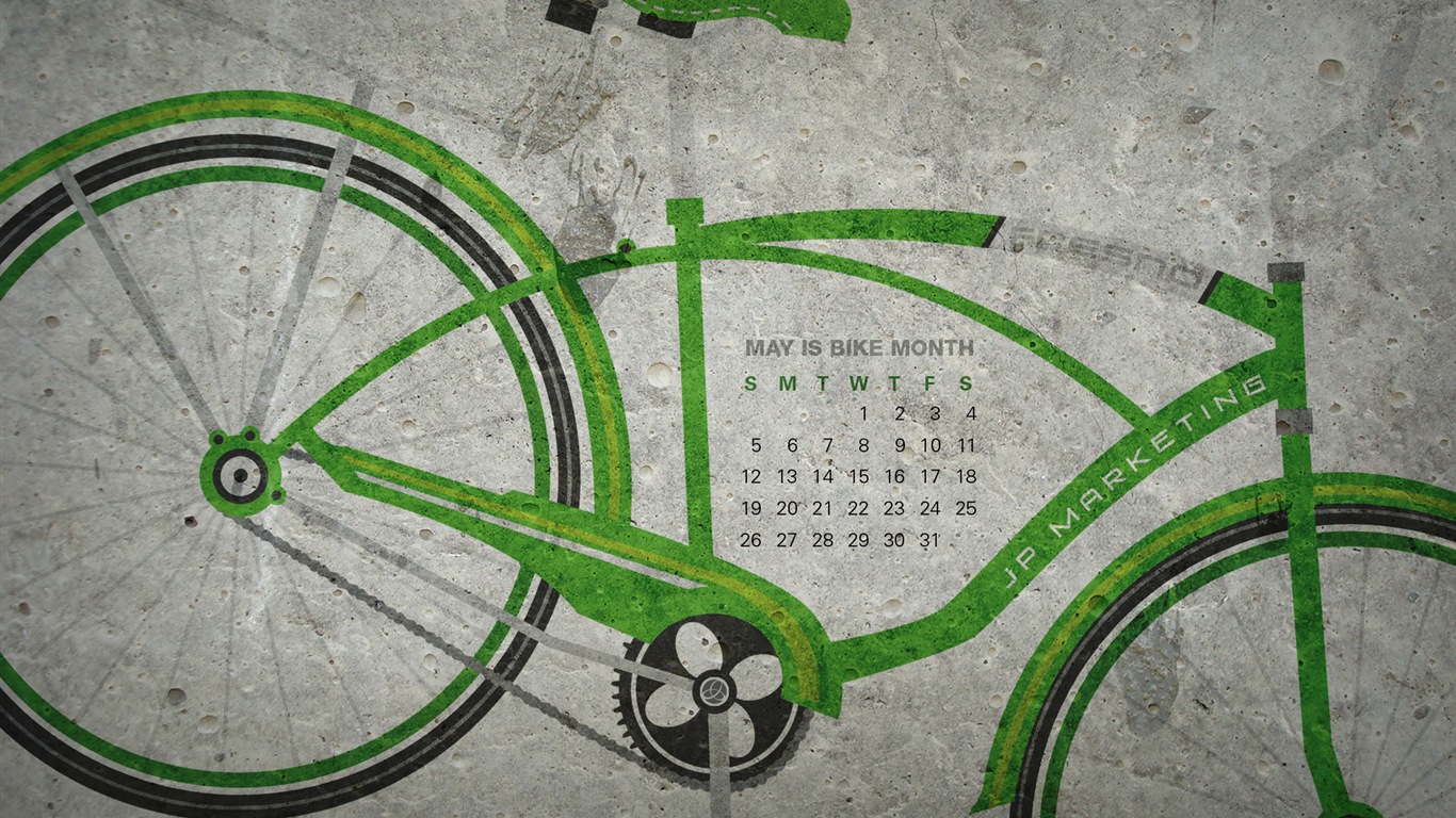 Mai 2013 Kalender Wallpaper (1) #7 - 1366x768