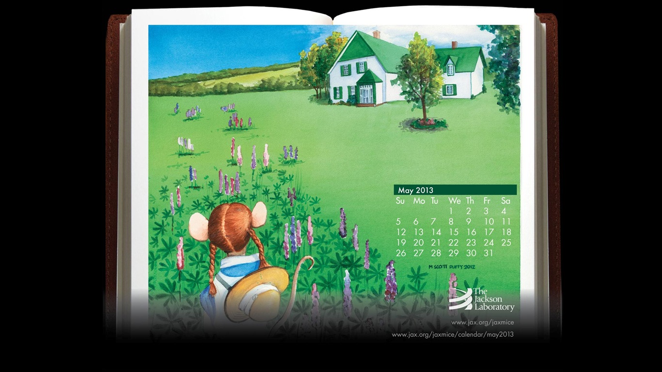 05. 2013 Kalendář tapety (1) #8 - 1366x768