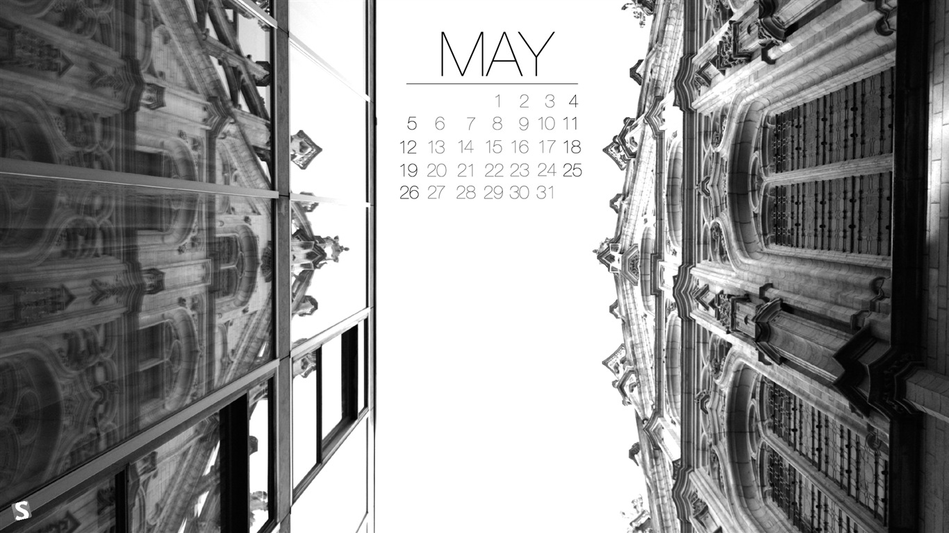 Мае 2013 календарь обои (2) #8 - 1366x768