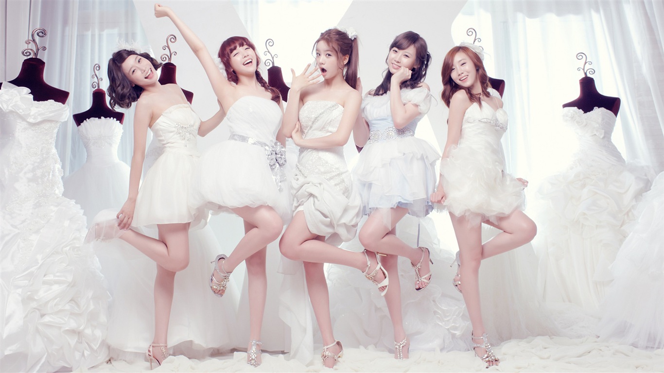 Jour Corée musique pop filles les fonds d'écran HD de la fille #10 - 1366x768