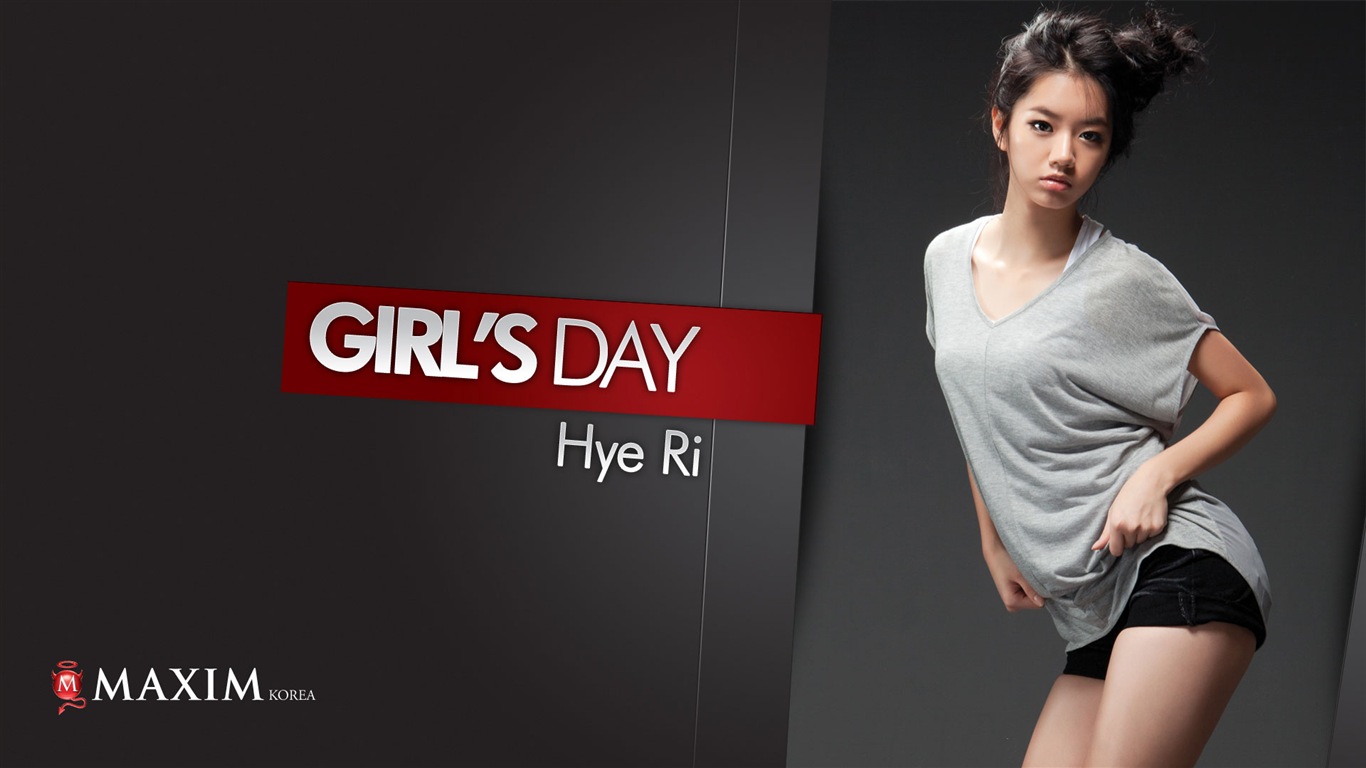 Girl's Day 韩国流行音乐女孩 高清壁纸18 - 1366x768
