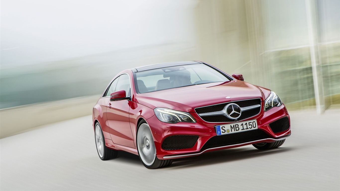 2014 Mercedes-Benz E-Class Coupe 奔馳跑車高清壁紙 #10 - 1366x768