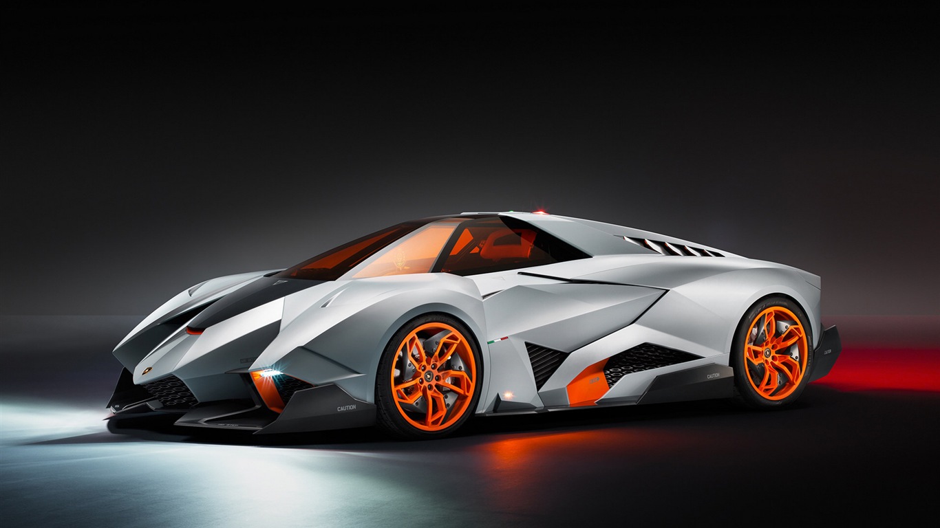 Lamborghini Concept Egoista supersport HD tapety na plochu #1 - 1366x768