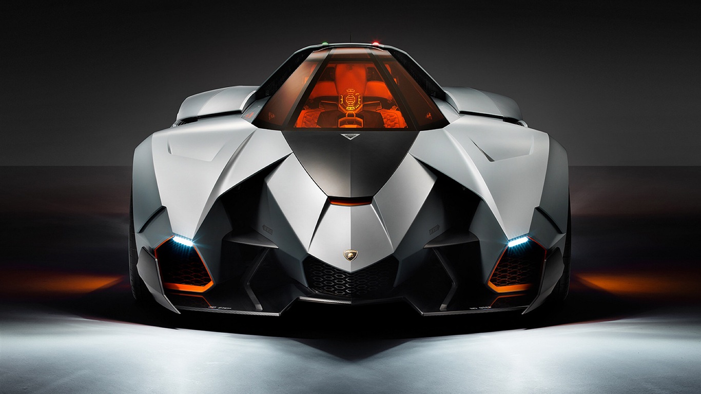 Lamborghini Concept Egoista supersport HD tapety na plochu #7 - 1366x768