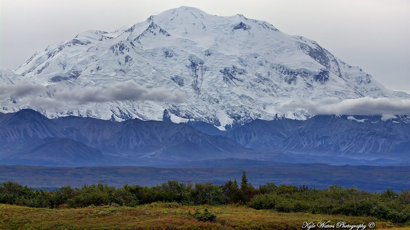 Windowsの8テーマの壁紙：アラスカの風景 #10 - 1366x768