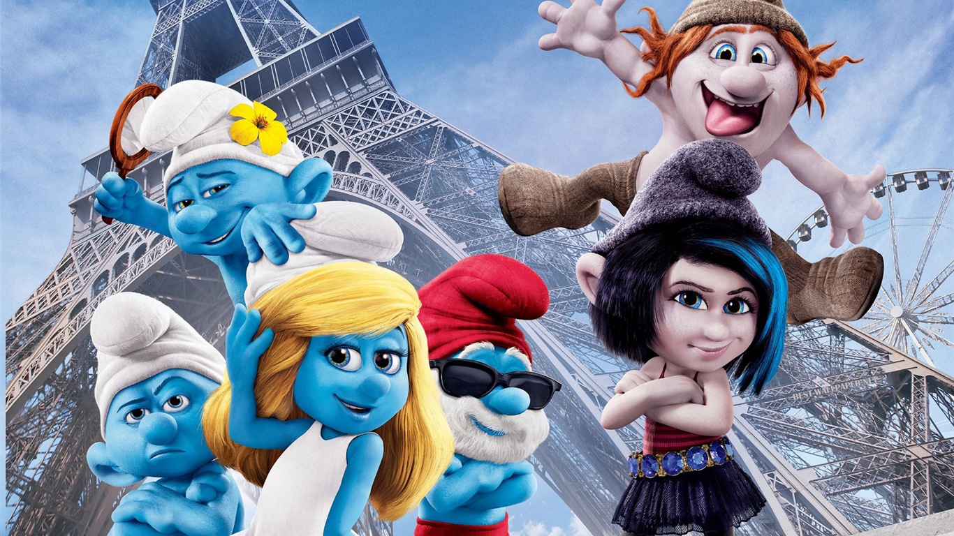 The Smurfs 2 HD movie wallpapers #1 - 1366x768