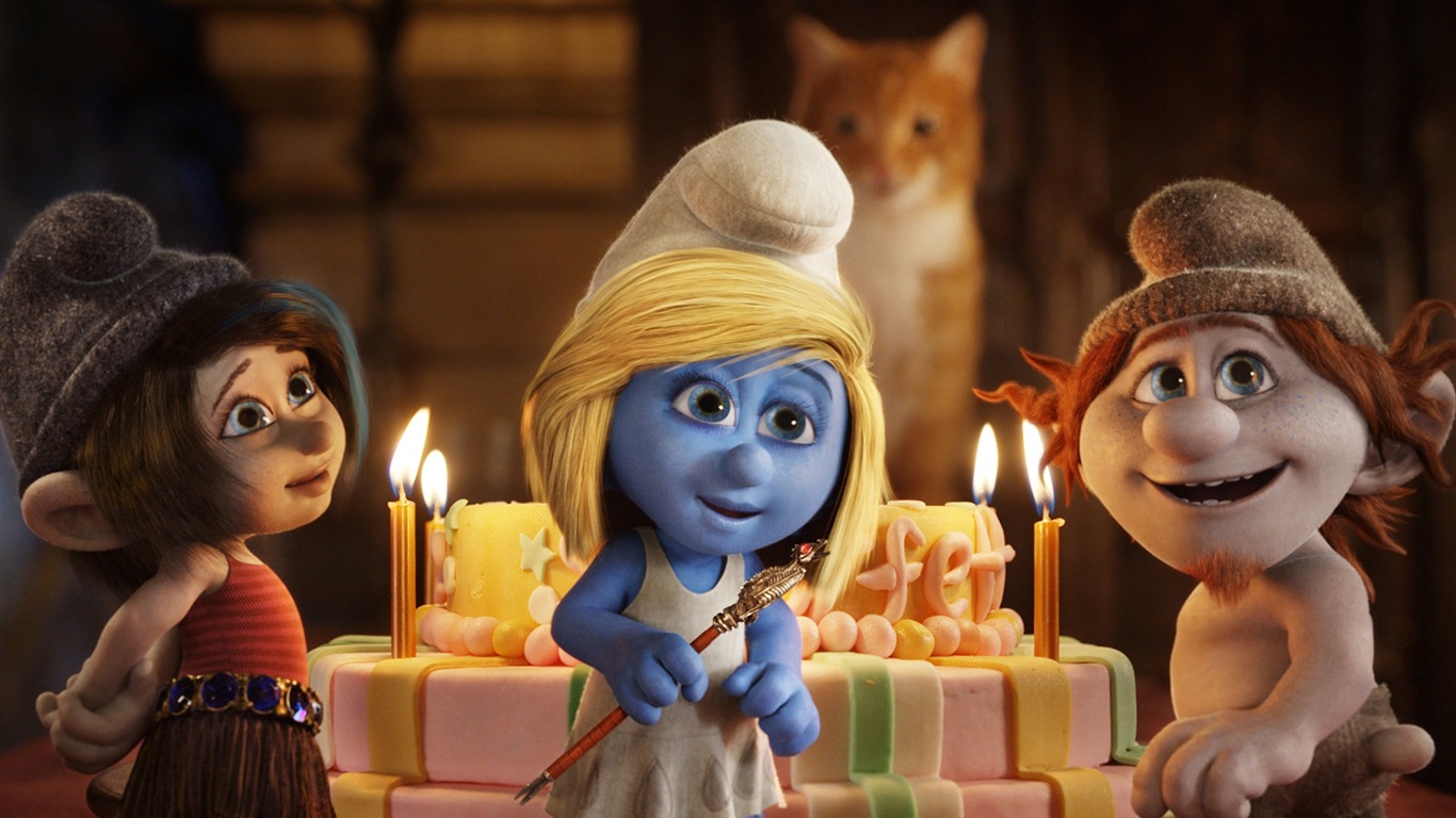 The Smurfs 2 HD movie wallpapers #2 - 1366x768