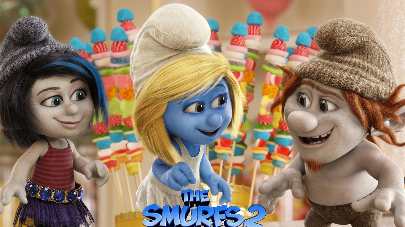 The Smurfs 2 HD movie wallpapers #5 - 1366x768