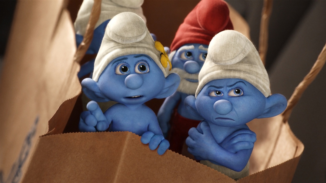 The Smurfs 2 藍精靈2 高清電影壁紙 #12 - 1366x768