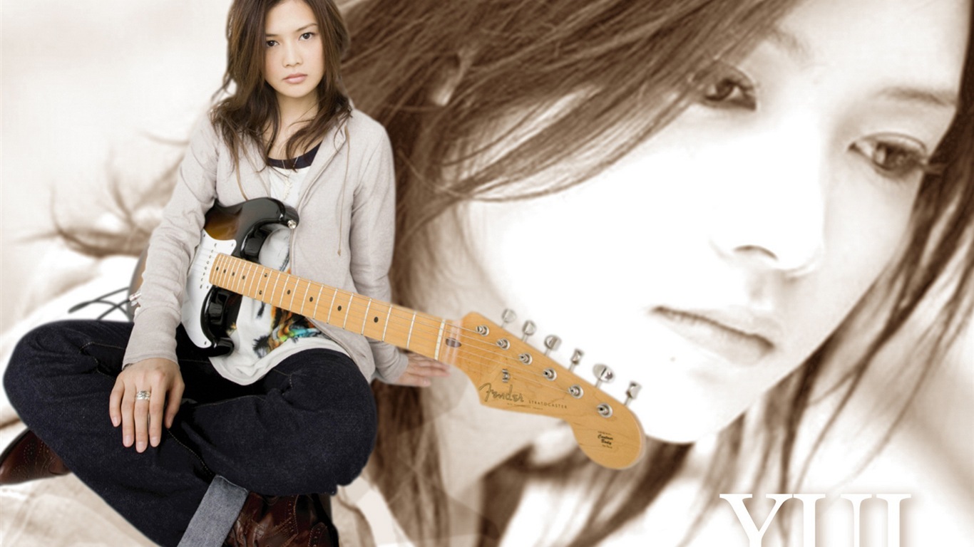 Japanische Sängerin Yui Yoshioka HD Wallpaper #12 - 1366x768