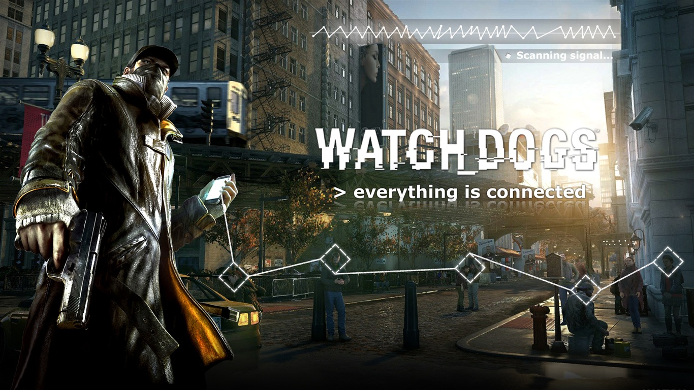 Watch Dogs 2013 game HD wallpapers #17 - 1366x768