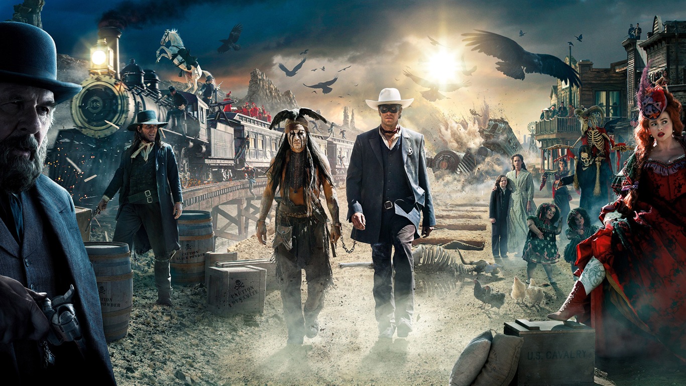 The Lone Ranger HD movie wallpapers #20 - 1366x768