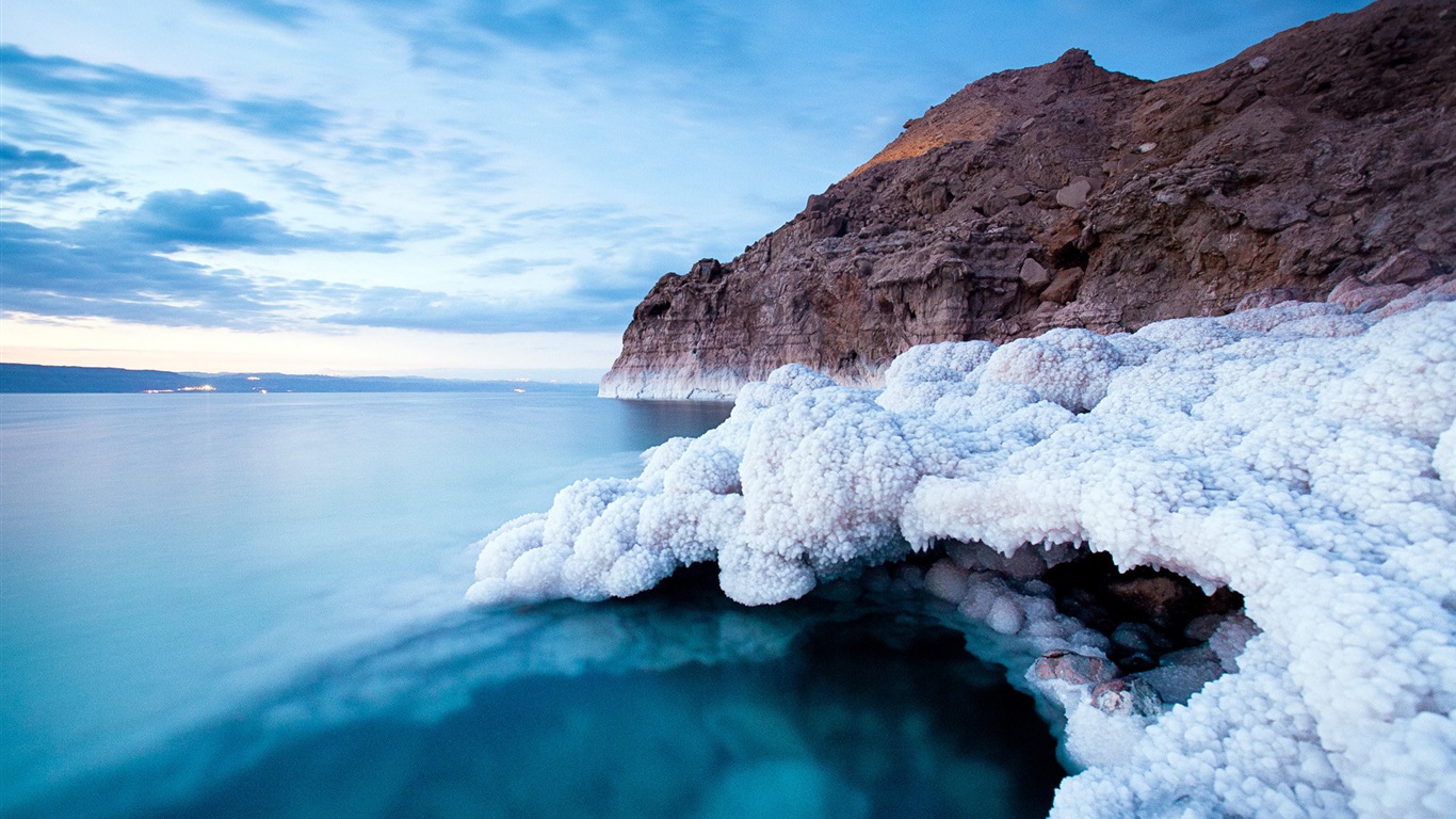 Dead Sea paysages magnifiques fonds d'écran HD #13 - 1366x768