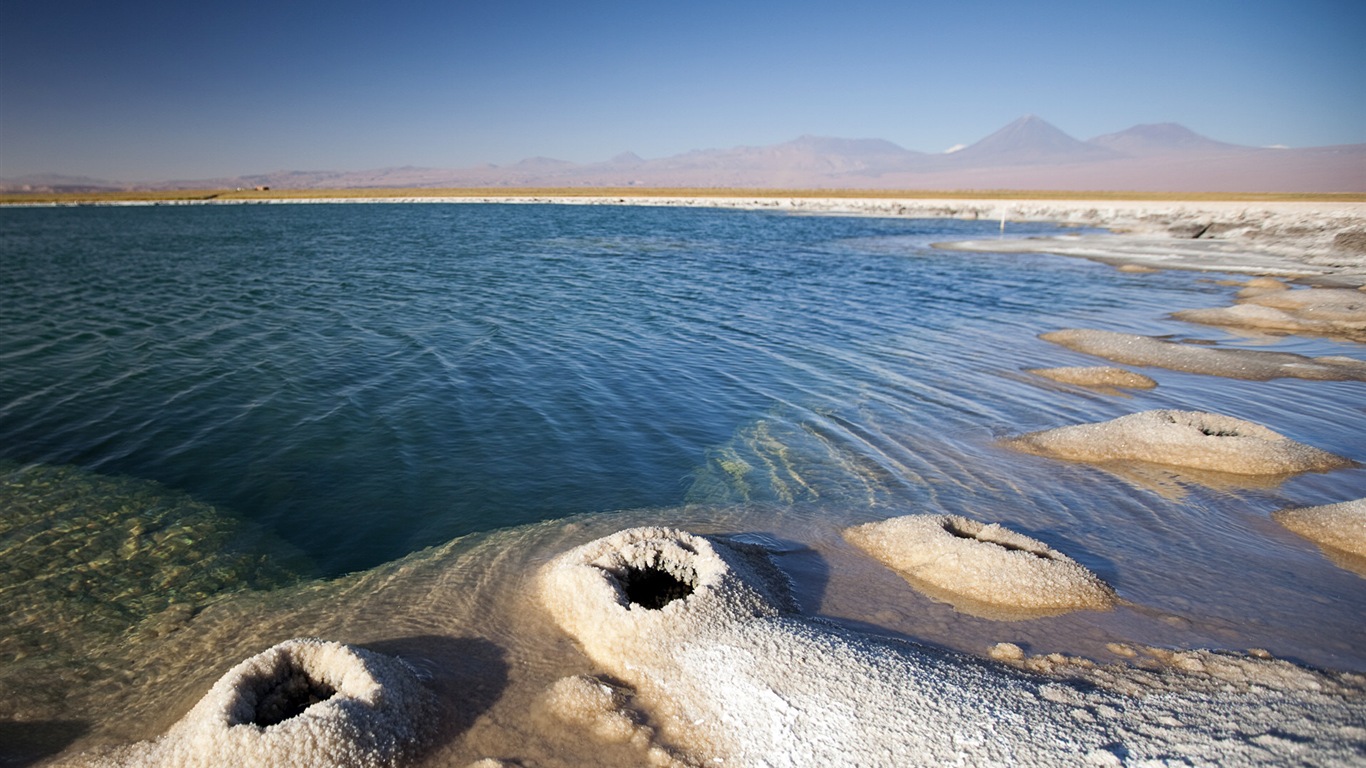 Dead Sea paysages magnifiques fonds d'écran HD #14 - 1366x768