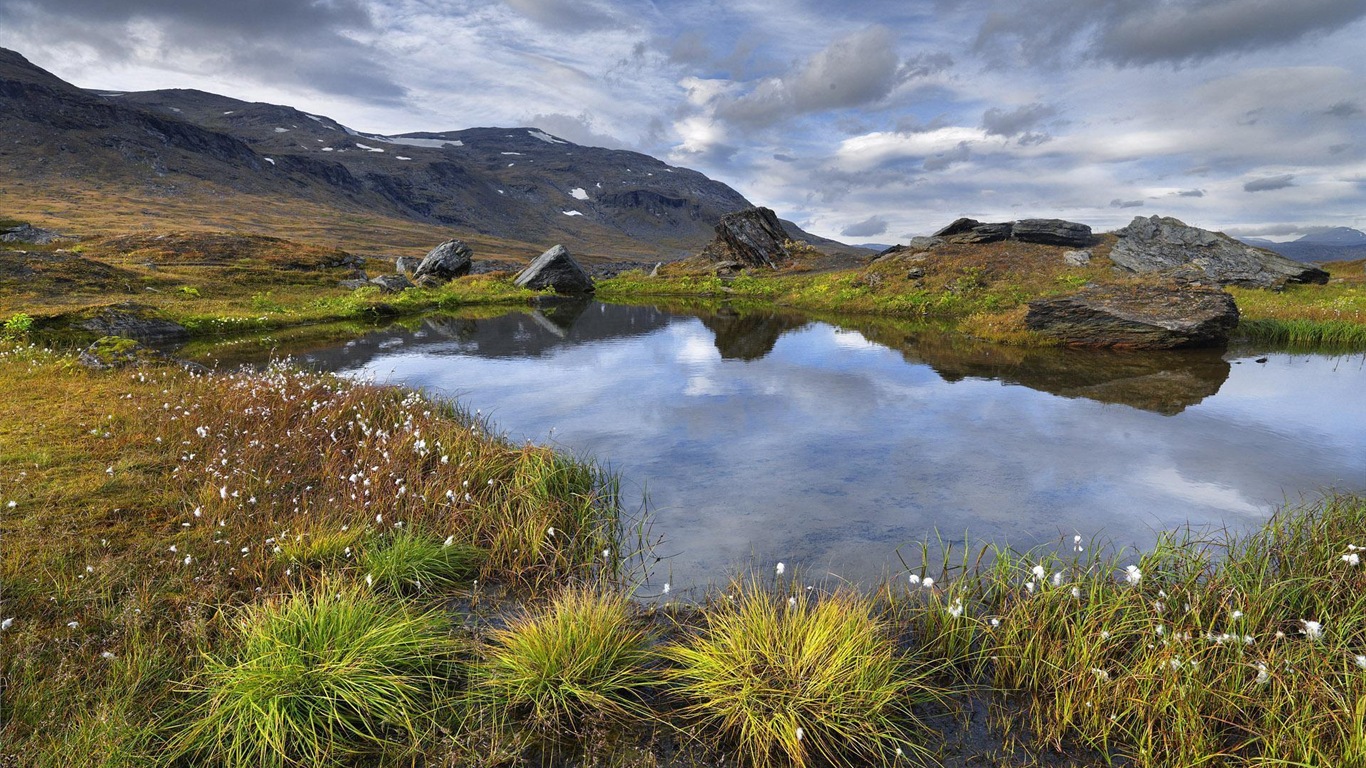스웨덴 사계절 자연의 아름다움 HD 배경 화면 #18 - 1366x768