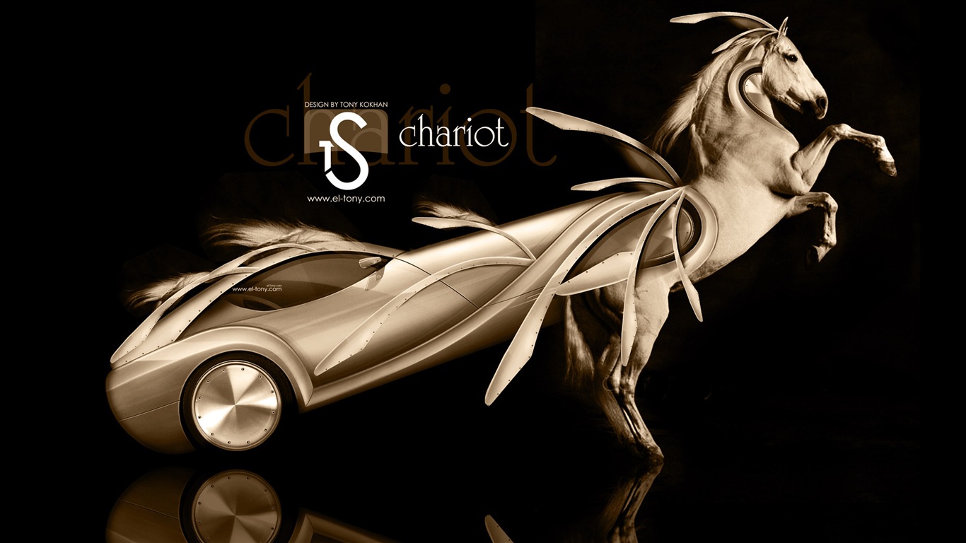 Creative dream car design wallpaper, Animal automotive #19 - 1366x768