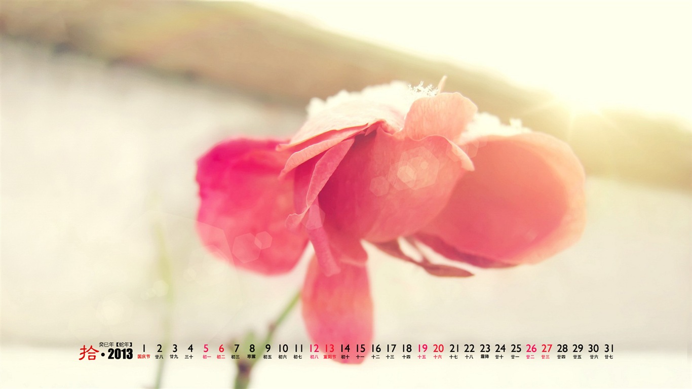 October 2013 calendar wallpaper (1) #20 - 1366x768