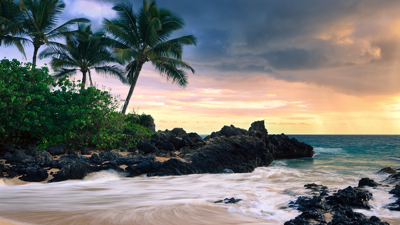 Windows 8 Theme Wallpaper: Hawaiian Landschaft #11 - 1366x768