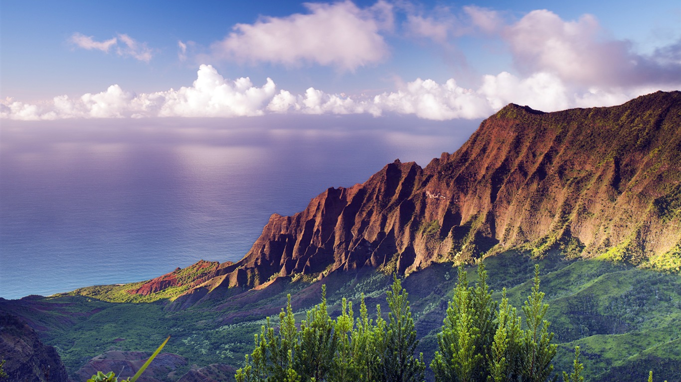 Windows 8 主題壁紙：夏威夷風景 #12 - 1366x768