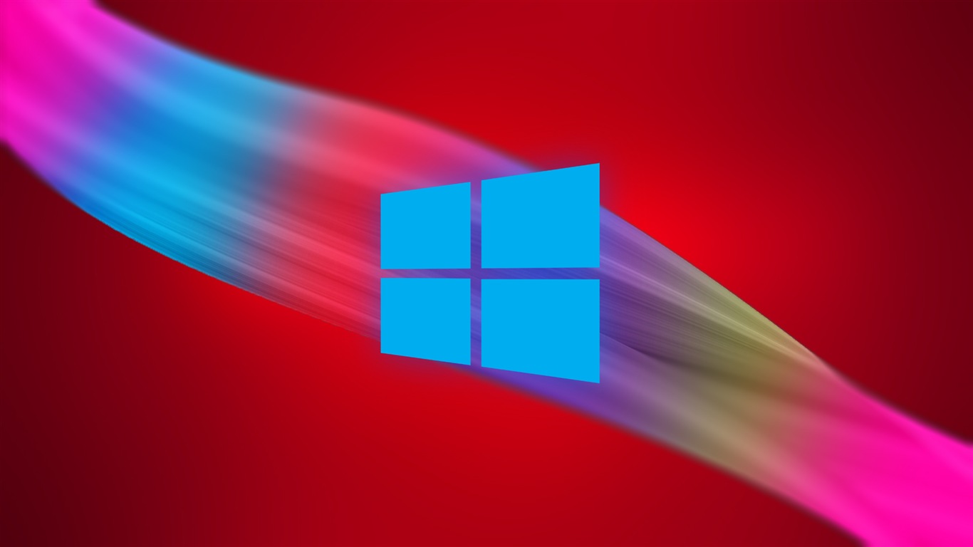 마이크로 소프트 윈도우 9 시스템 테마 HD 배경 화면 #1 - 1366x768