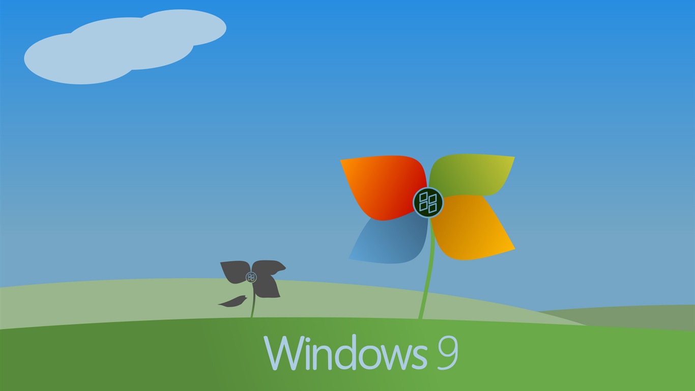Microsoft Windows 9 Система тему HD обои #5 - 1366x768