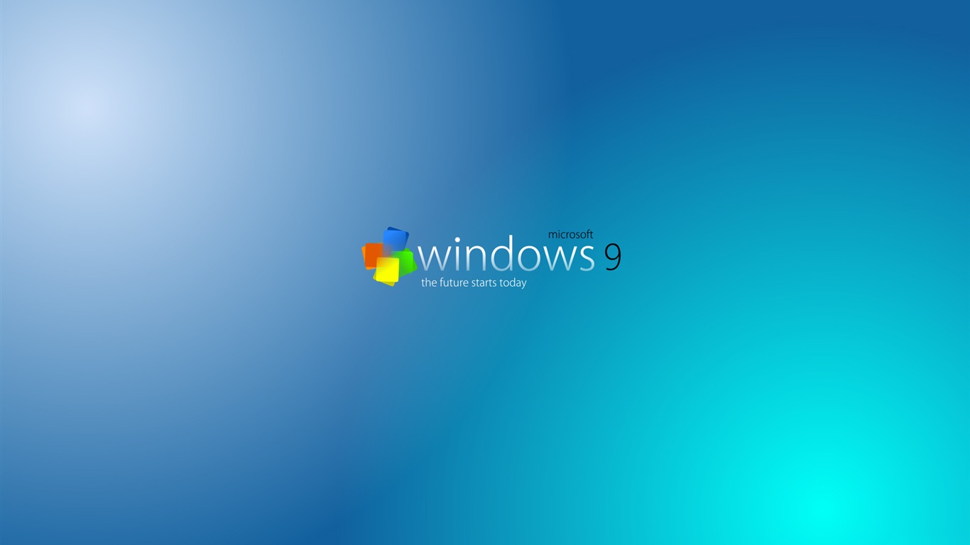 마이크로 소프트 윈도우 9 시스템 테마 HD 배경 화면 #16 - 1366x768