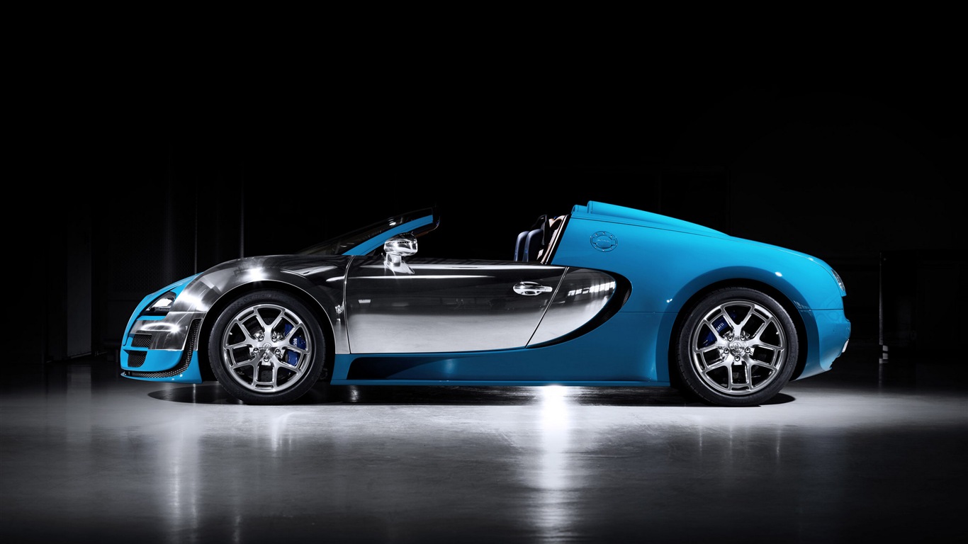 2013 Bugatti Veyron 16.4 Grand Sport Vitesse суперкар HD обои #6 - 1366x768