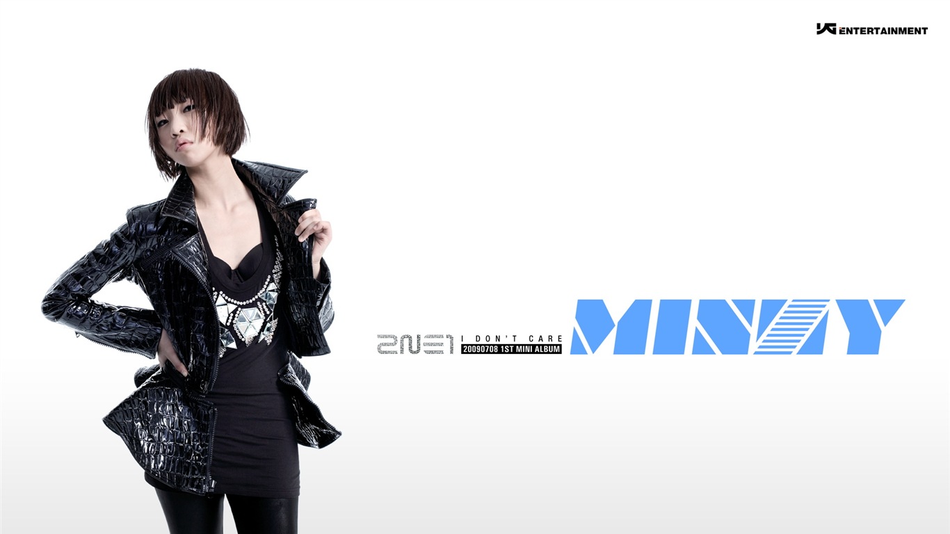 한국 음악 소녀 그룹 2NE1의 HD 배경 화면 #9 - 1366x768