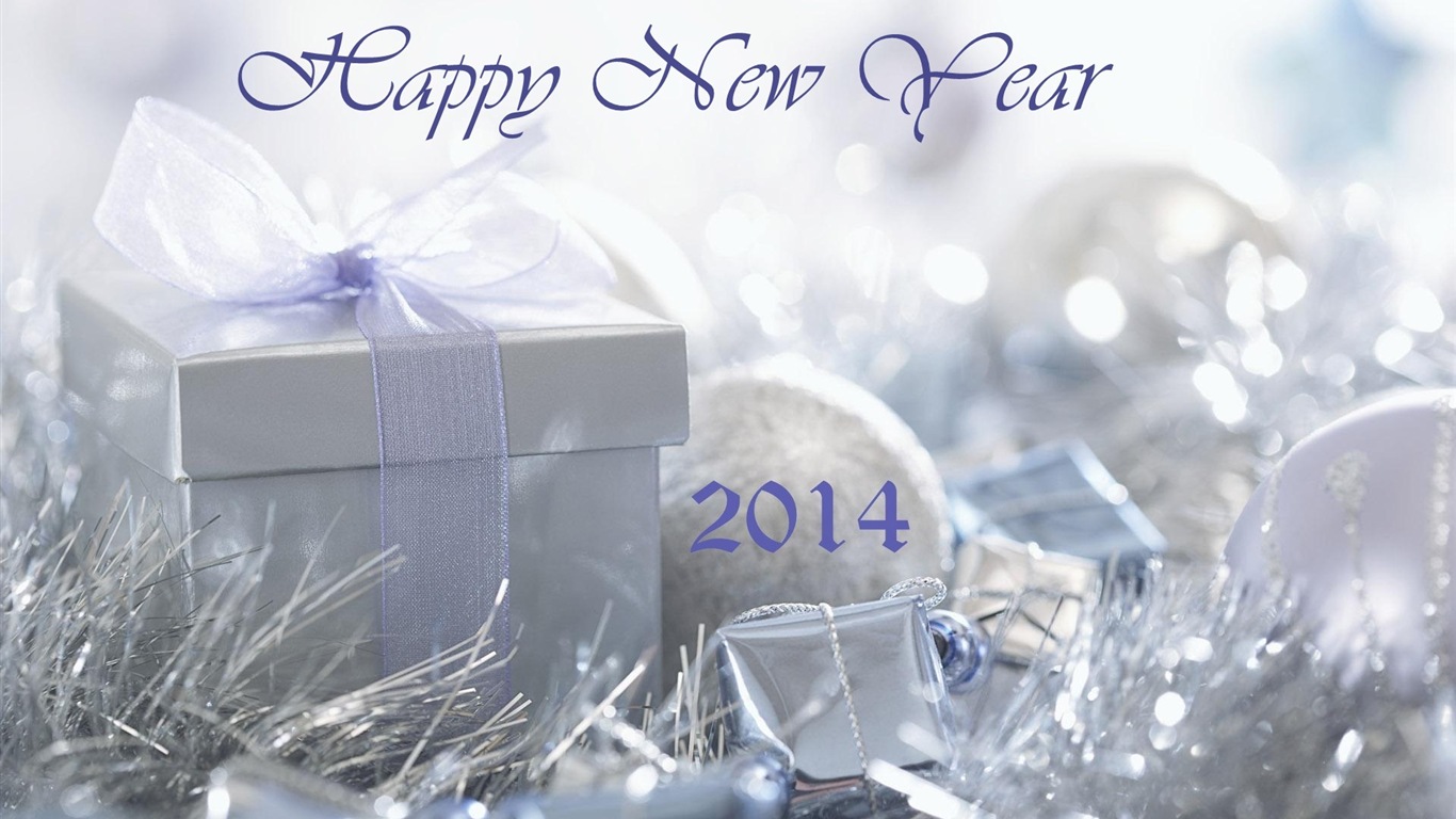2014 New Year Theme HD Fonds d'écran (2) #11 - 1366x768